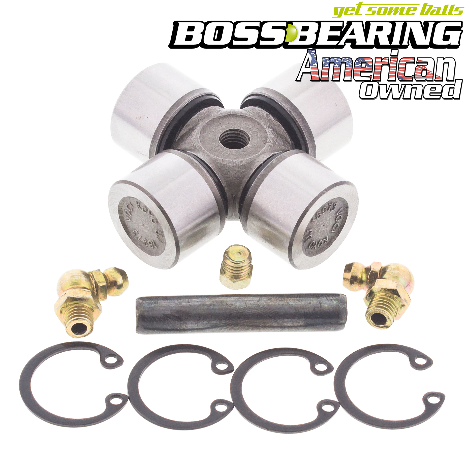 Caltric U-Joint Kit - Fits Can-Am Commander 1000 4x4 2011-2012 Front Drive Shaft (Left & Right Sides)