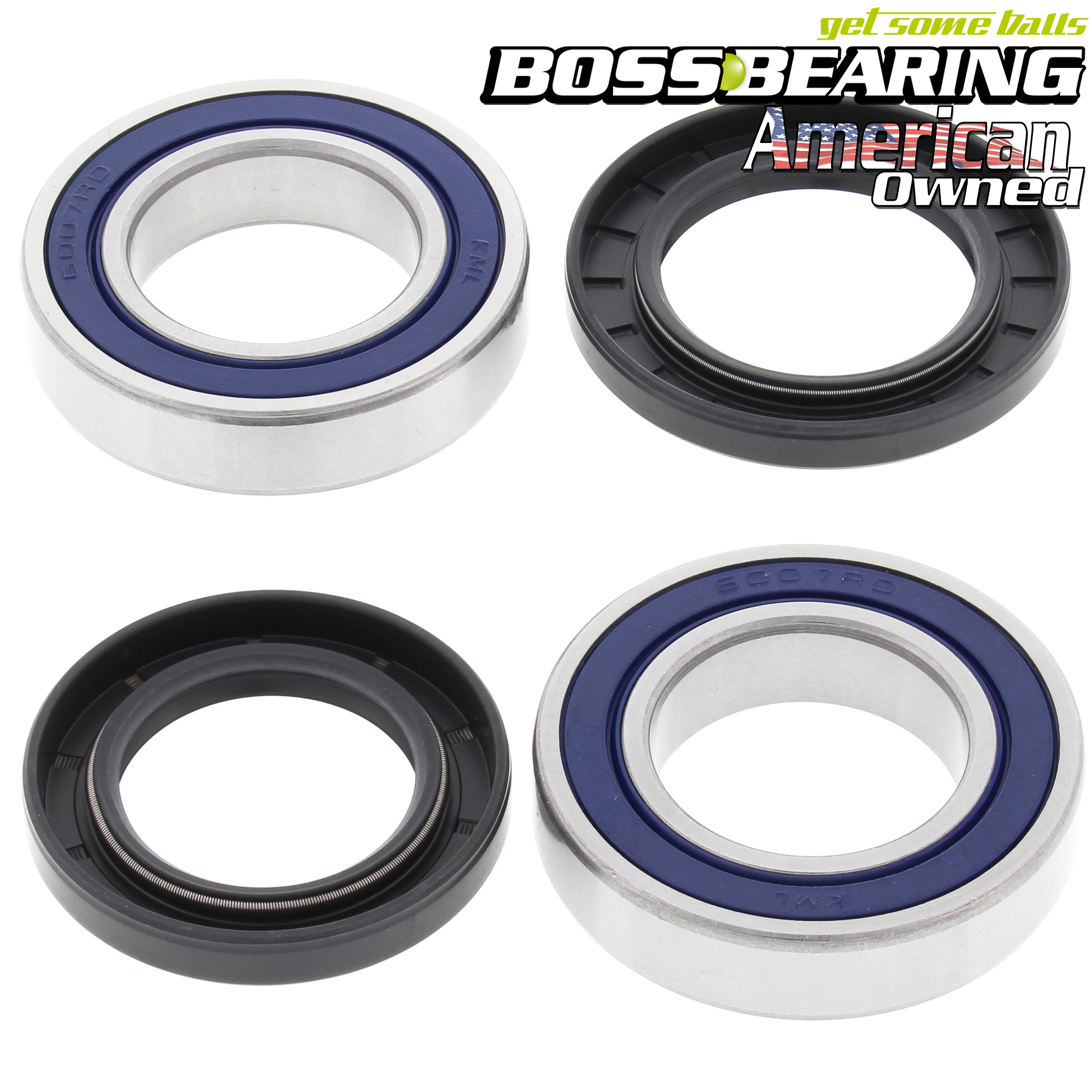 All Balls Rear Wheel Bearing And Seal Kit Honda 77-84 FL250 Odyssey Mojave 110 - View #3