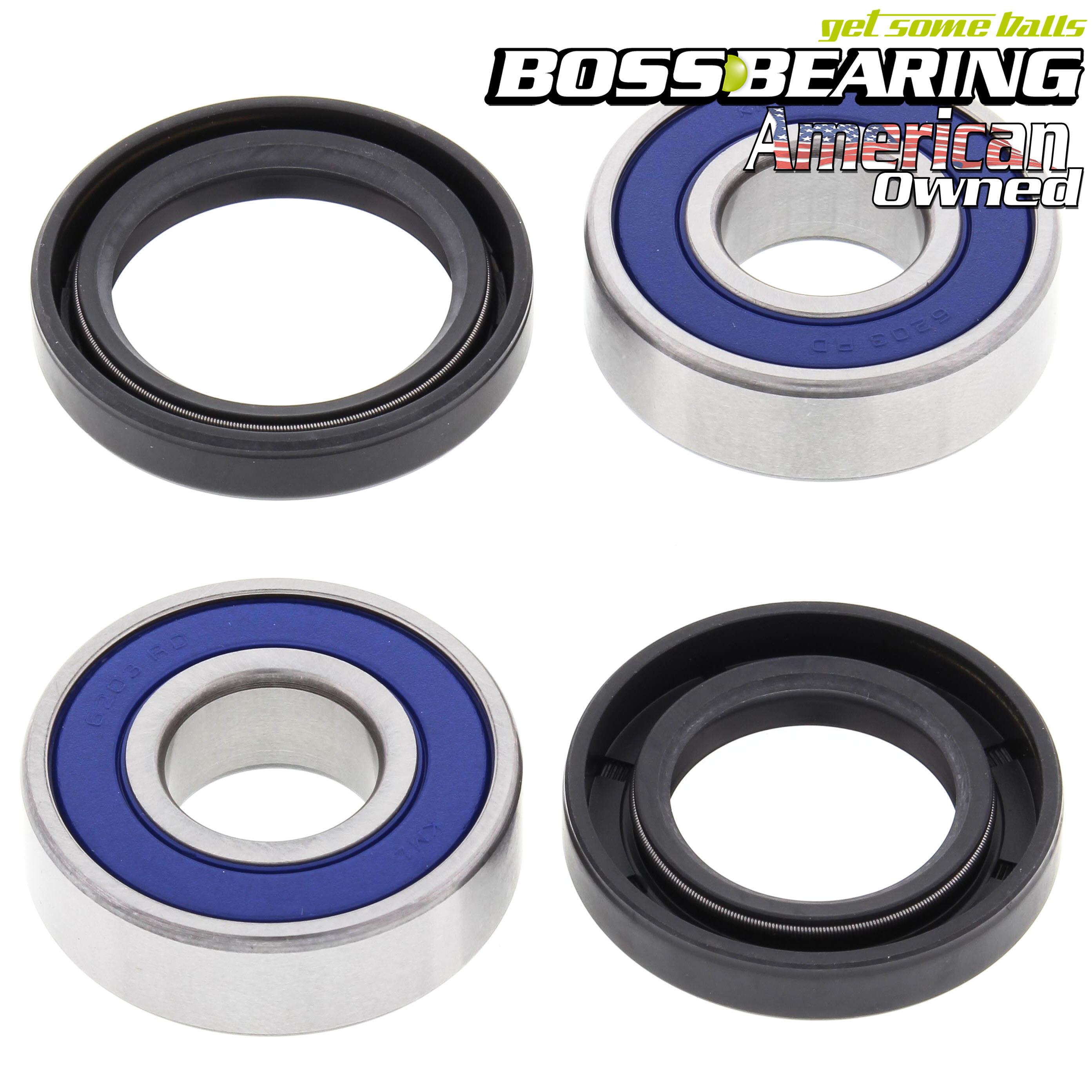 Front Wheel Bearing Seal for Kawasaki Ninja ZX-6 ZX600 1990 1991