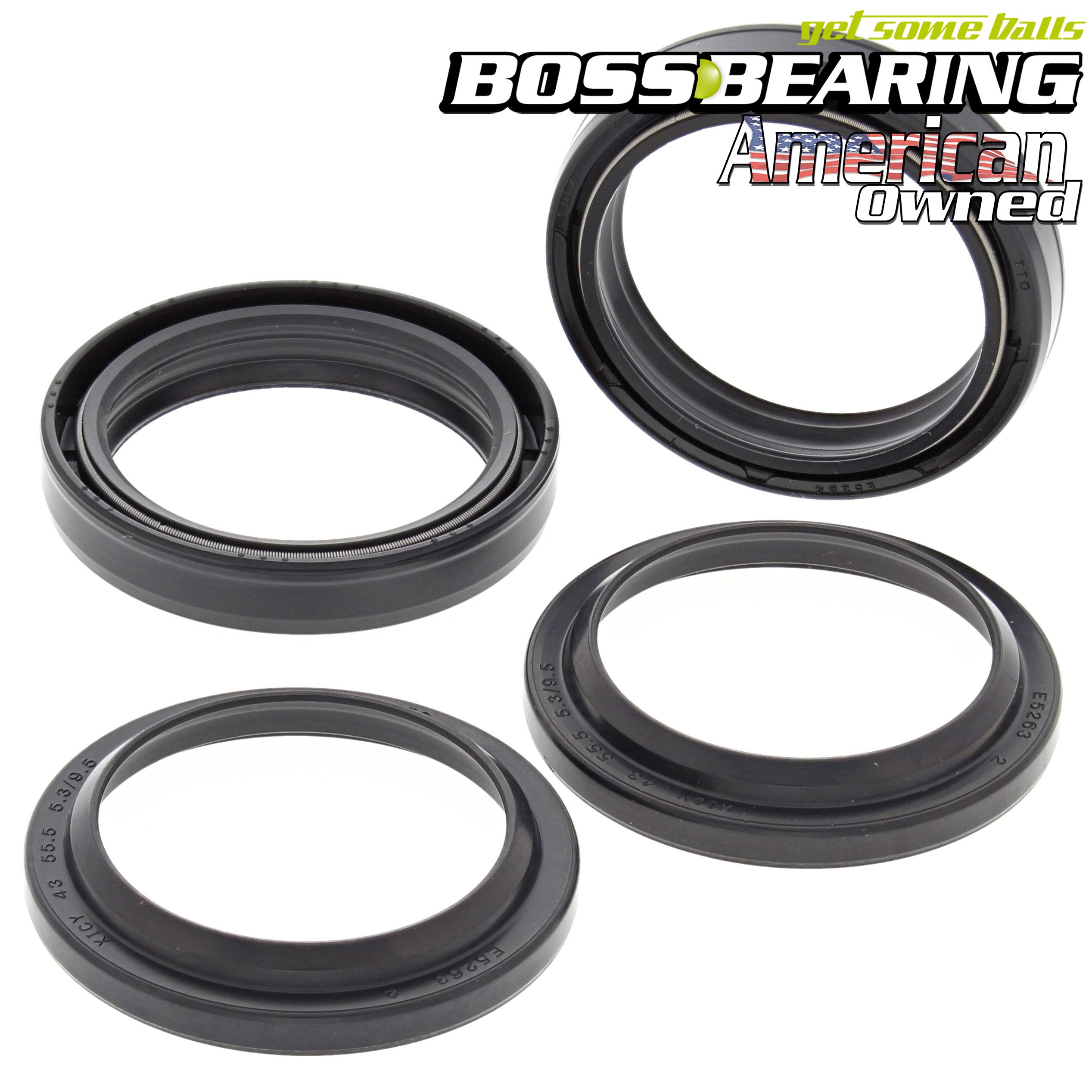 Fork Dust Seal 56-138 for Kawasaki KDX200 1995 1996 1997 1998 1999