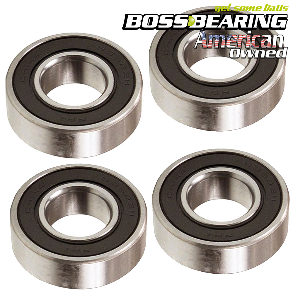 4 Go-Kart Wheel Bearings With Retainer Ring | 5/8" ID X 1-3/8" OD | Part #499502H