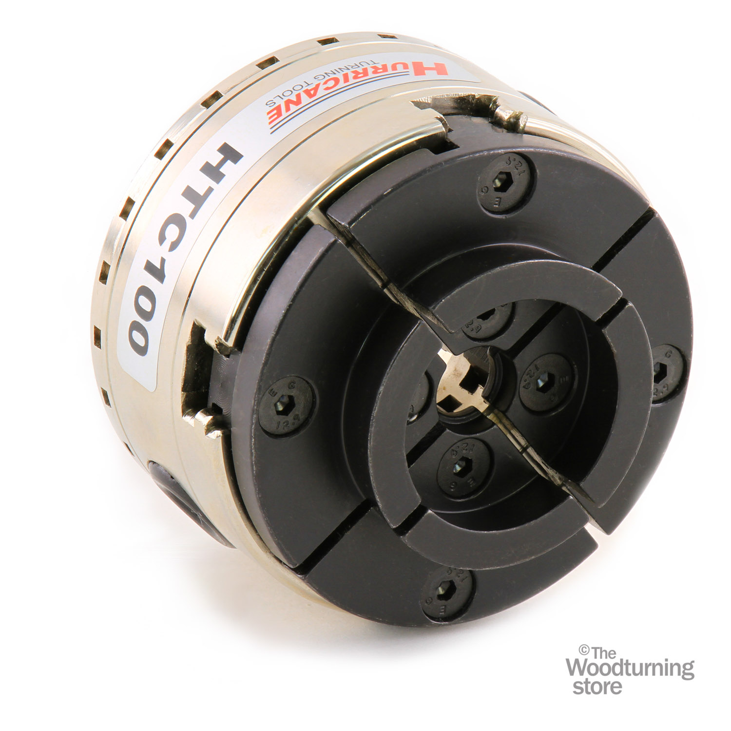 Hurricane HTC100 4" Woodturning 4 Jaw Chuck Kit, w/ Dovetail Jaws. For