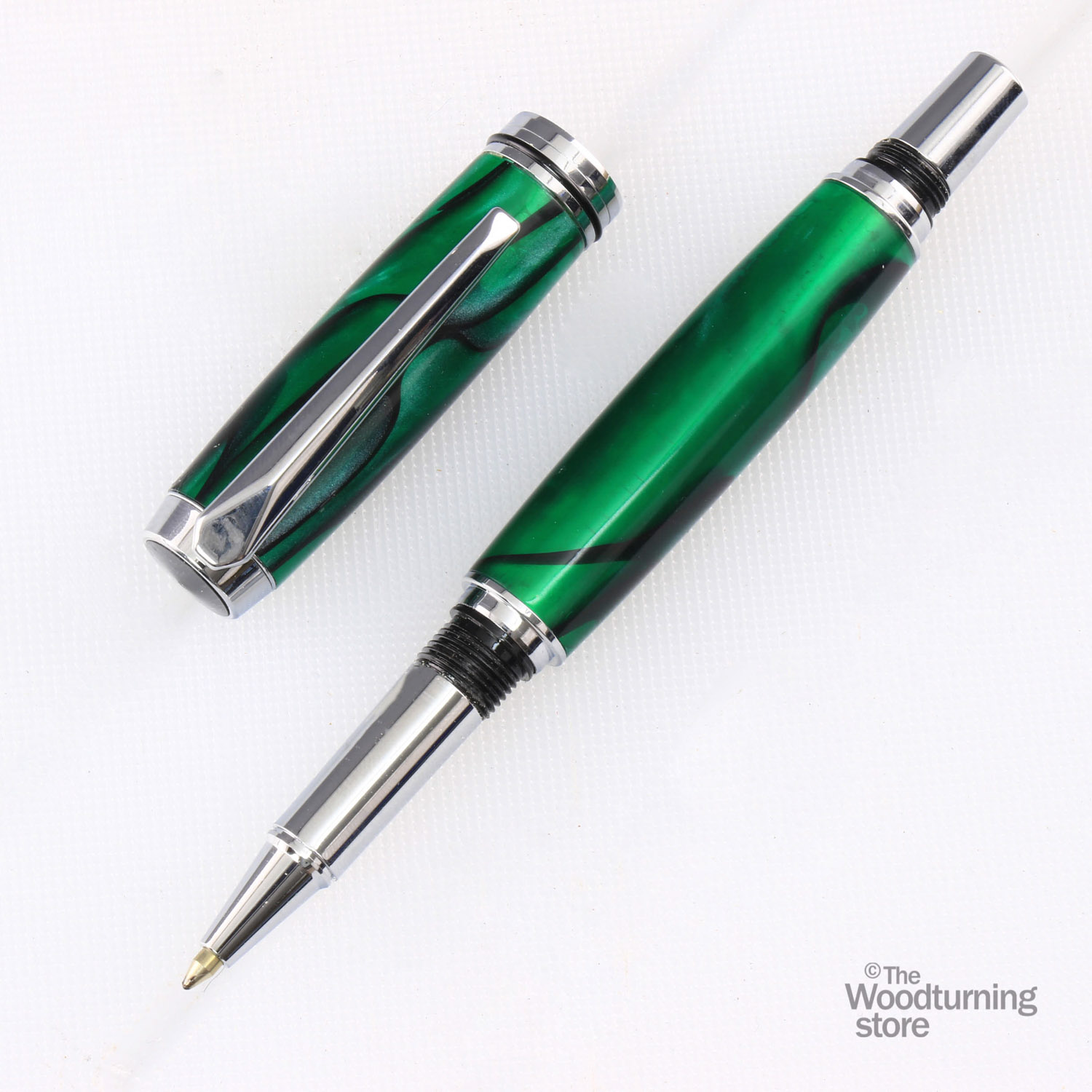 Legacy Upgraded Junior Gentleman Pen Kit Chrome The Woodturning Store