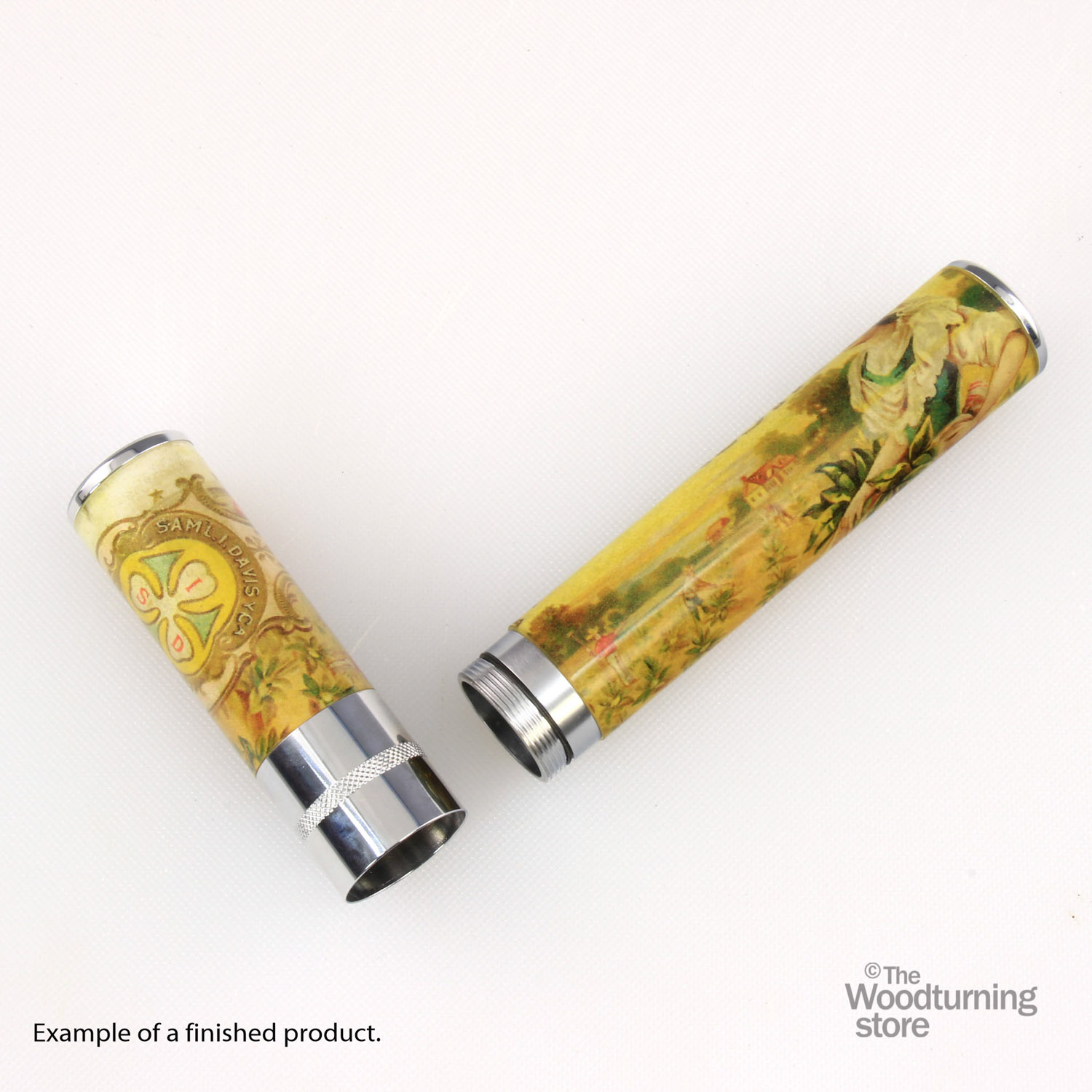 Legacy Cigar Humidor Kit Chrome The Woodturning Store