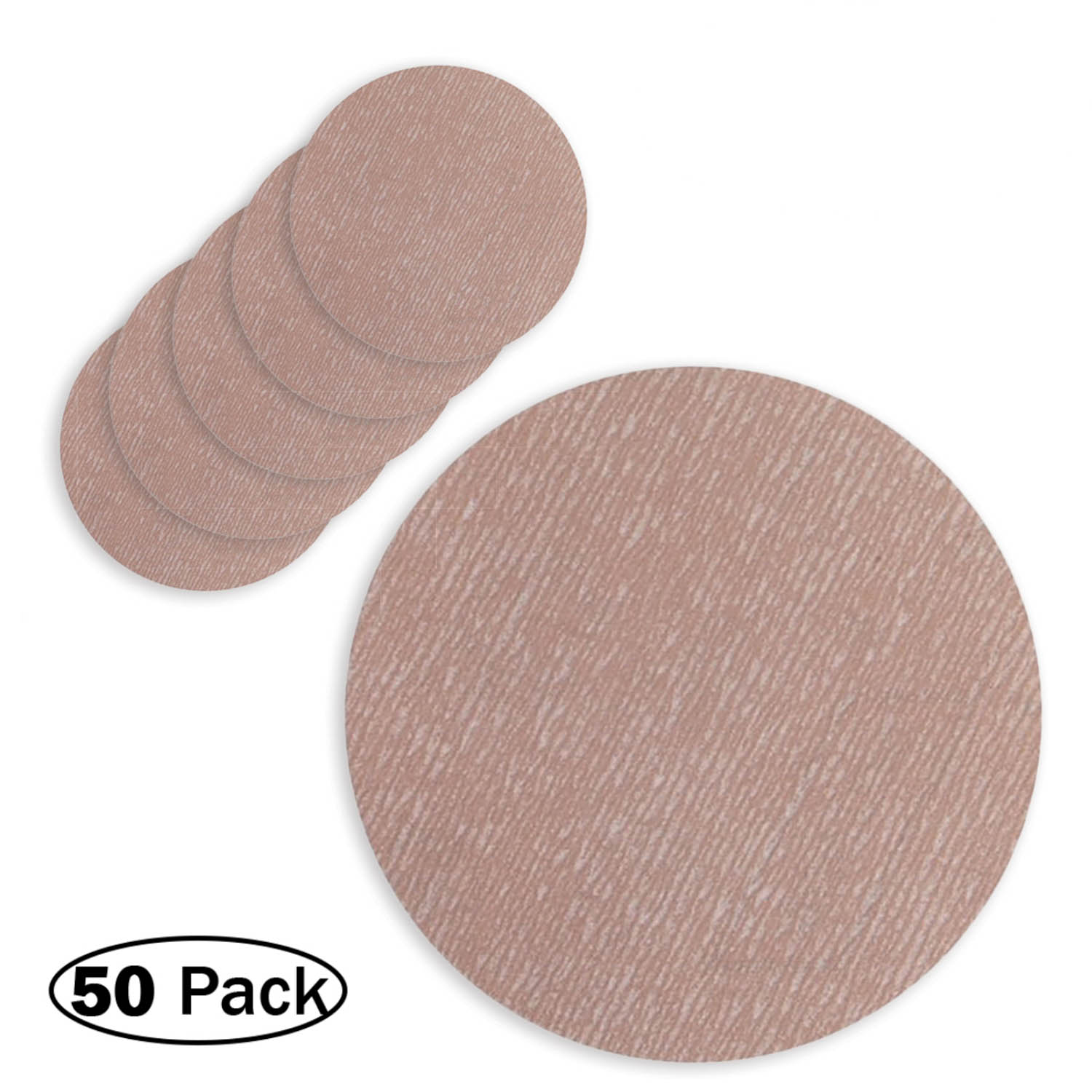 Norton A275 Sandpaper 3" Hook and Loop Sanding Discs, 180 Grit, Pack of