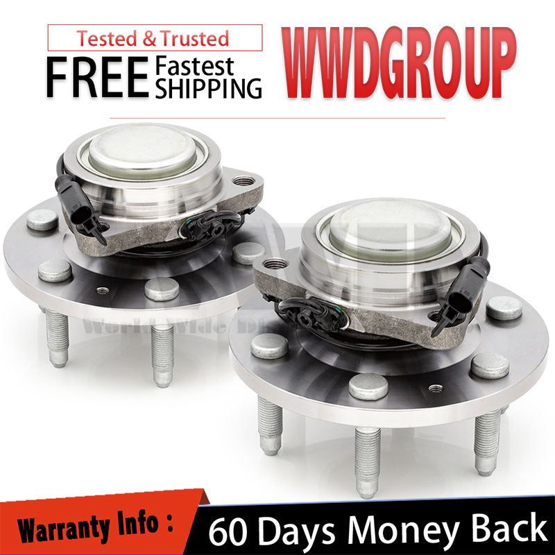 2x Front Wheel Hub Bearing For 0713 GMC YUKON XL 1500 DENALI SLE SLT