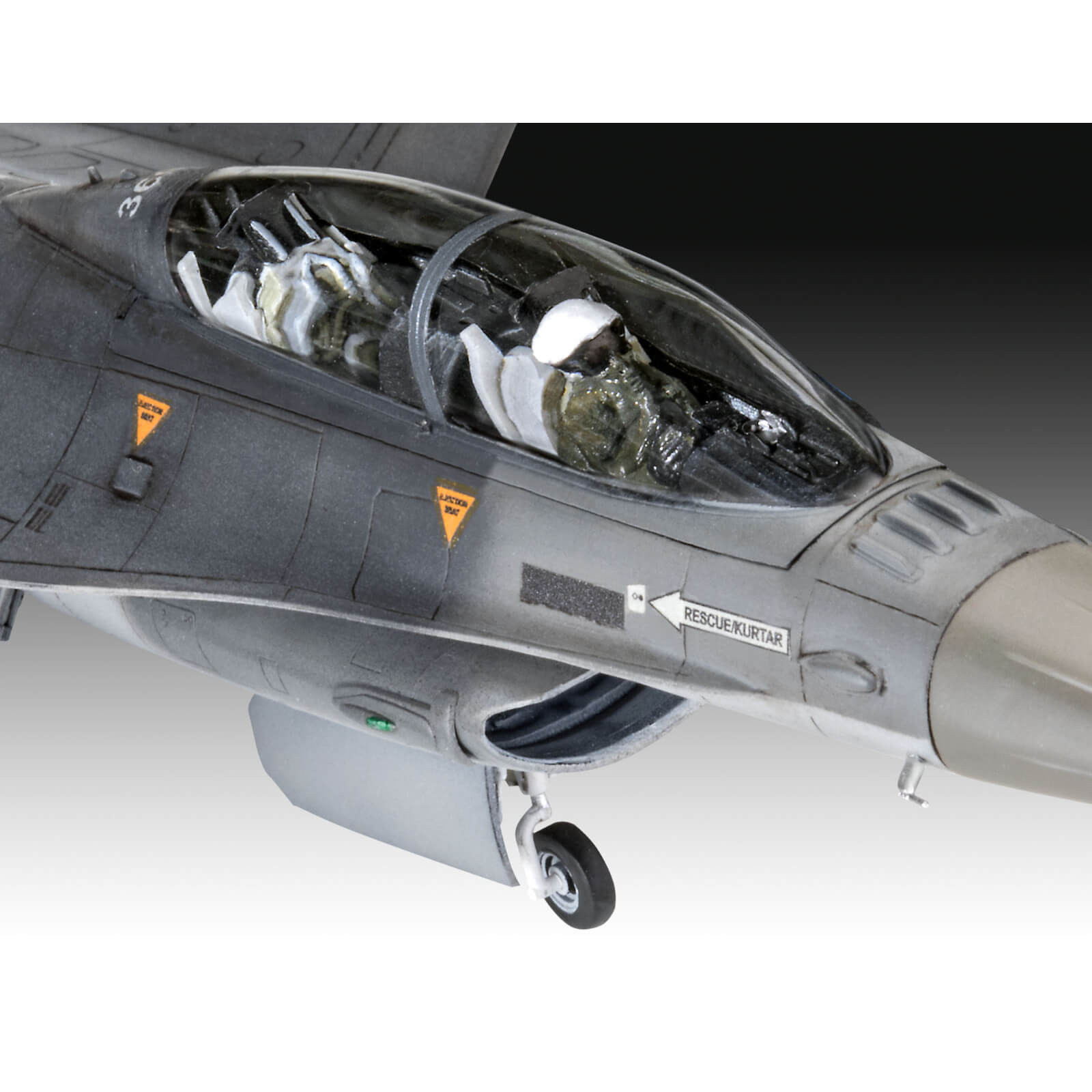 Maquette AMT 1/72 F-16A Thunderbird Flight Display 1997 - Blister