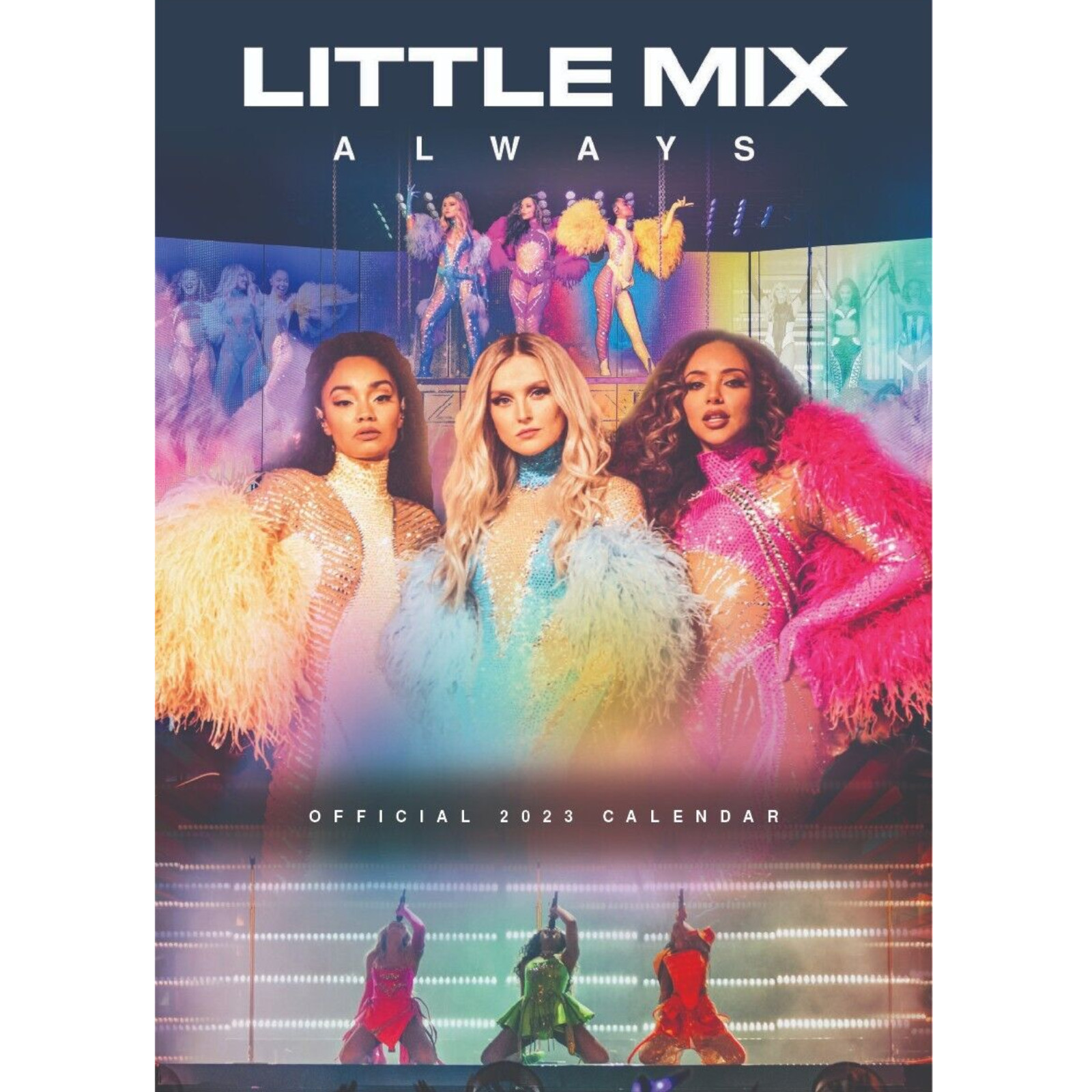 LITTLE MIX 2023 A3 Calendar Month To View Official A3 Wall Organiser £5