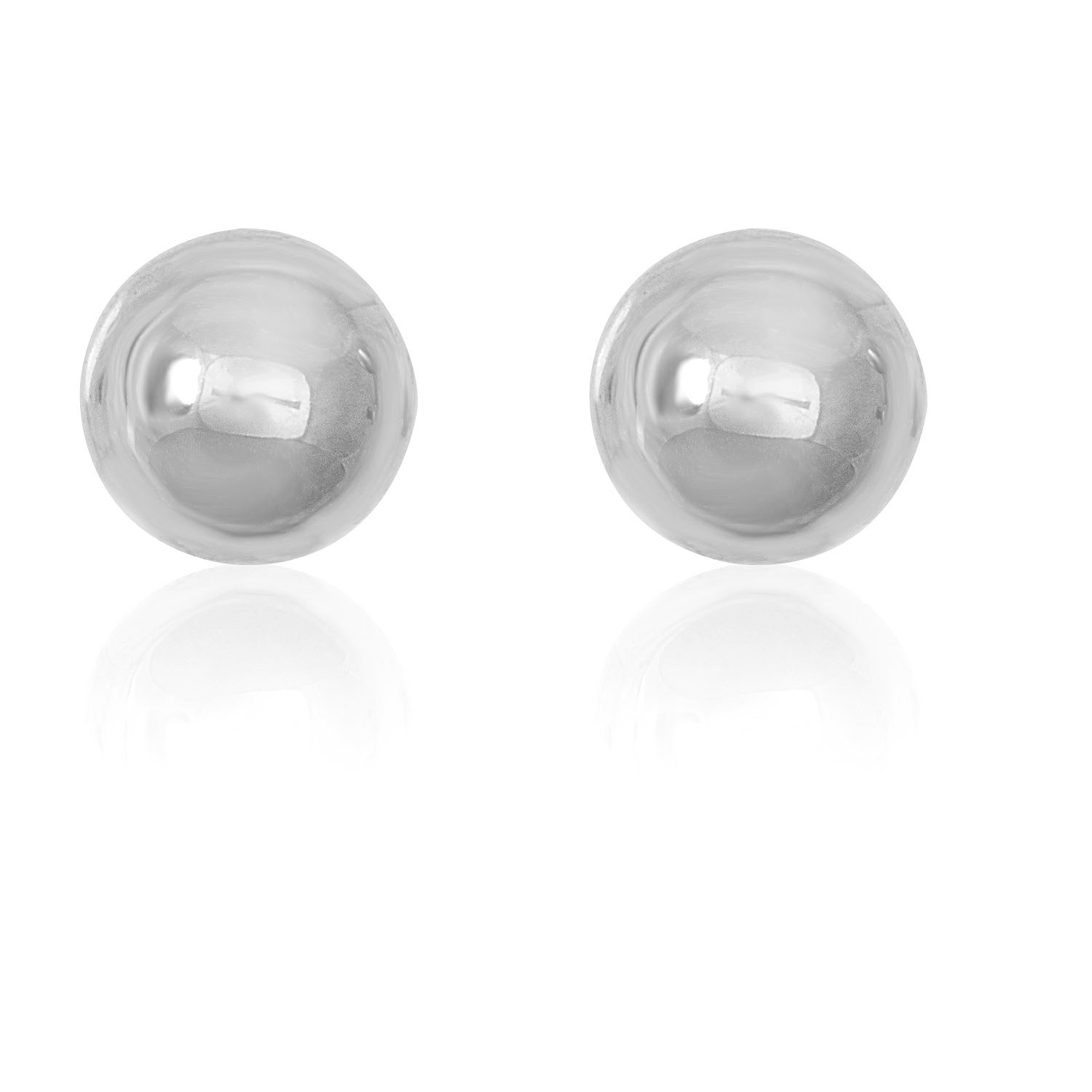 AVORA 10K Yellow Gold Set of Polished Ball and Hoop Earrings - Bild 9 von 15
