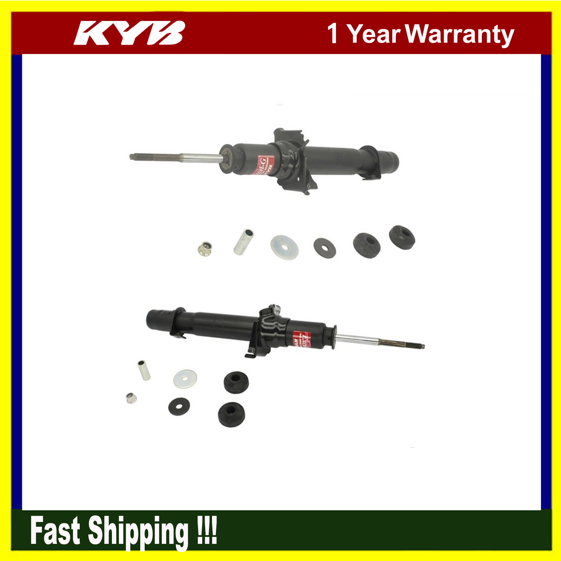 2PCs KYB Suspension Shock Struts Absorber Kits For 2010 Acura TSX 2.4L