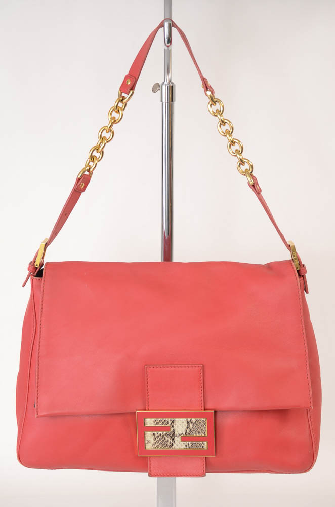 fendi red purse