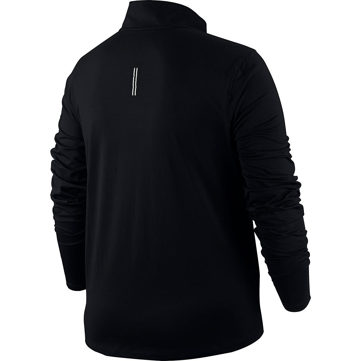 nike zip running top