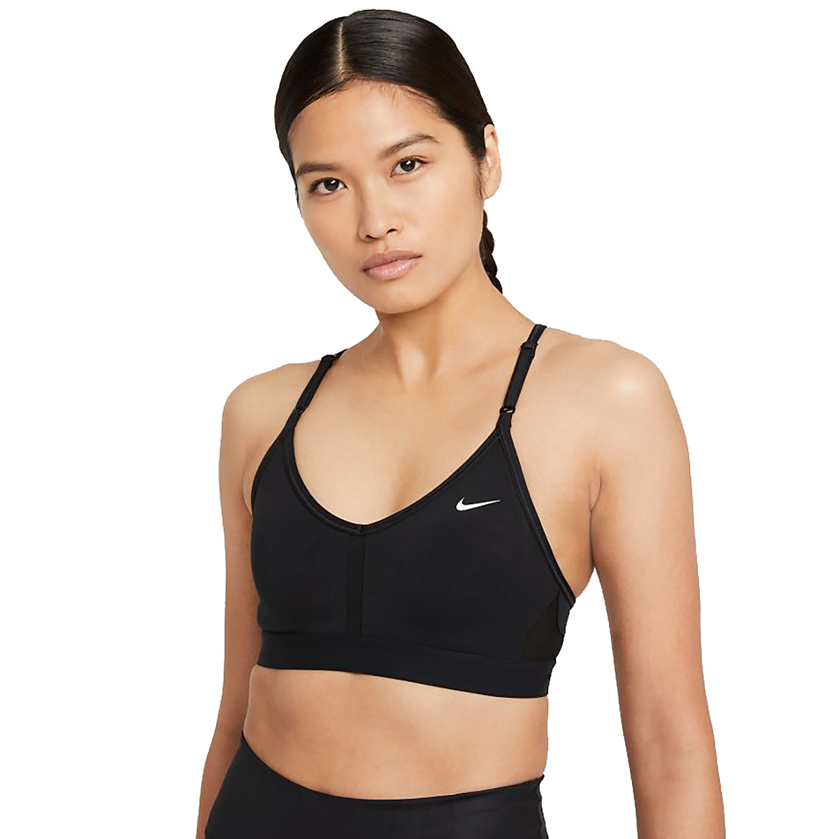 Women's Nike DriFIT Indy LightSupport Padded VNeck Sports Bra