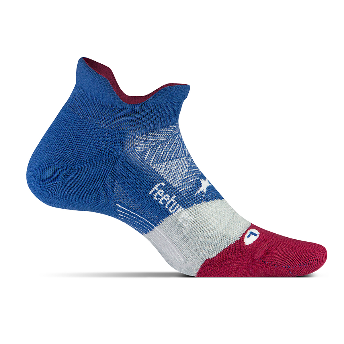 Feetures Elite Light Cushion No Show Tab USA Socks JackRabbit