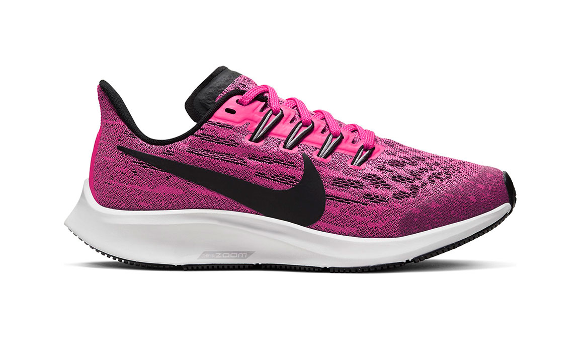 nike pegasus pink and black