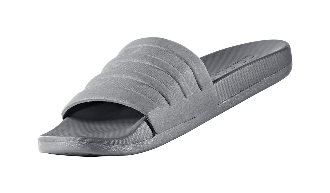 Grey Adilette Cloudfoam Plus Mono Slides Mens Adilette Cloudfoam