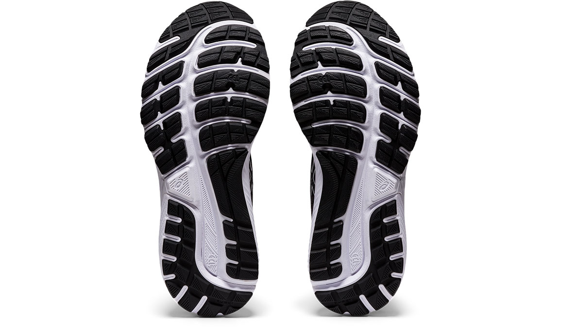 womens asics black and white