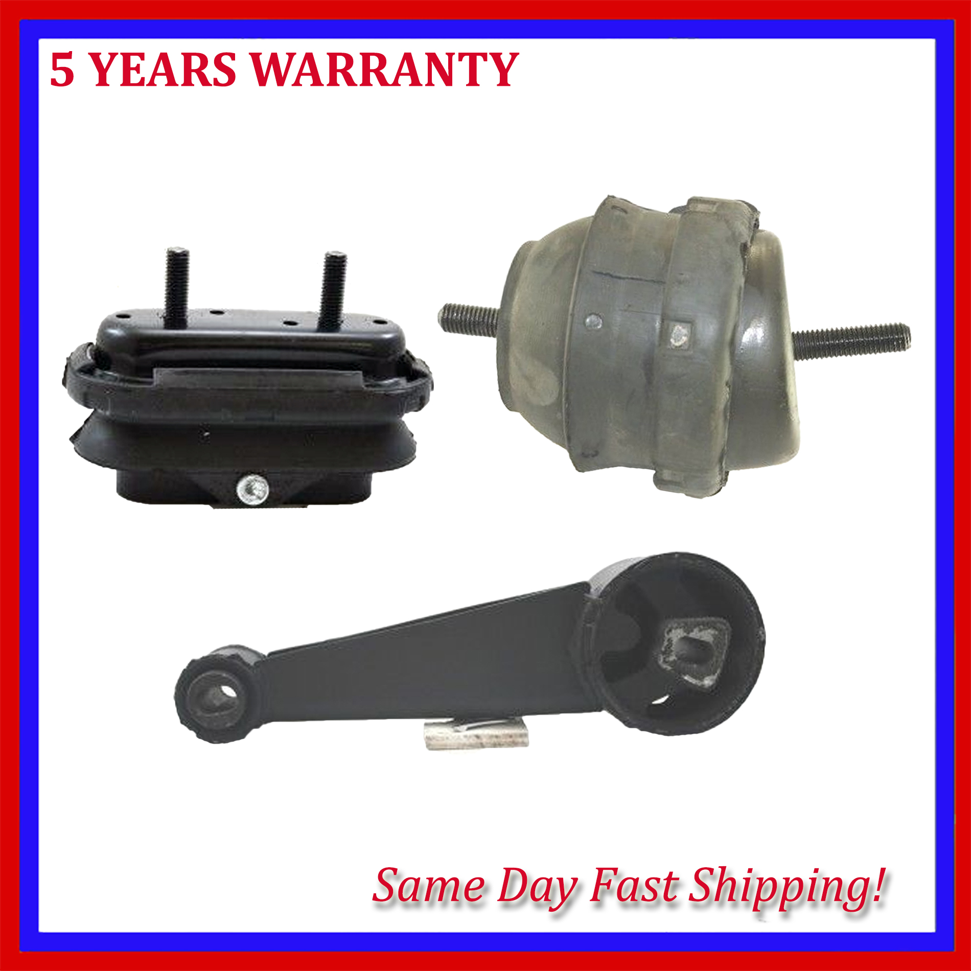Motor & Trans Mount For 3PCS 20092011 Buick Lucerne CXL 3.9L 5492 5438
