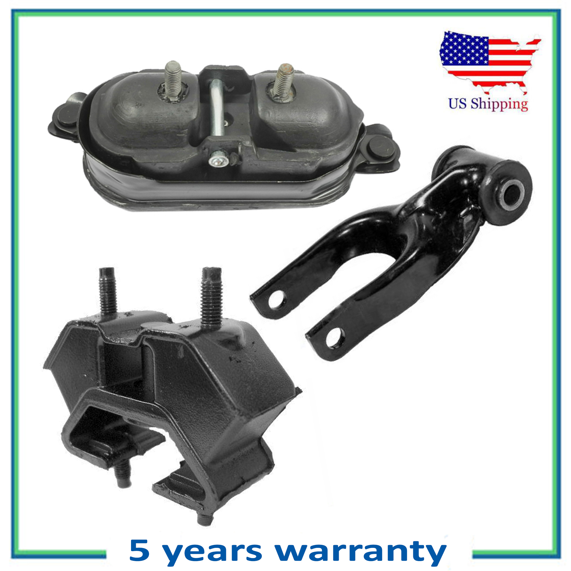 Mount 4PCS For 2004-2005 Pontiac Grand Prix GTP 3.8L FWD Engine Motor /& Trans