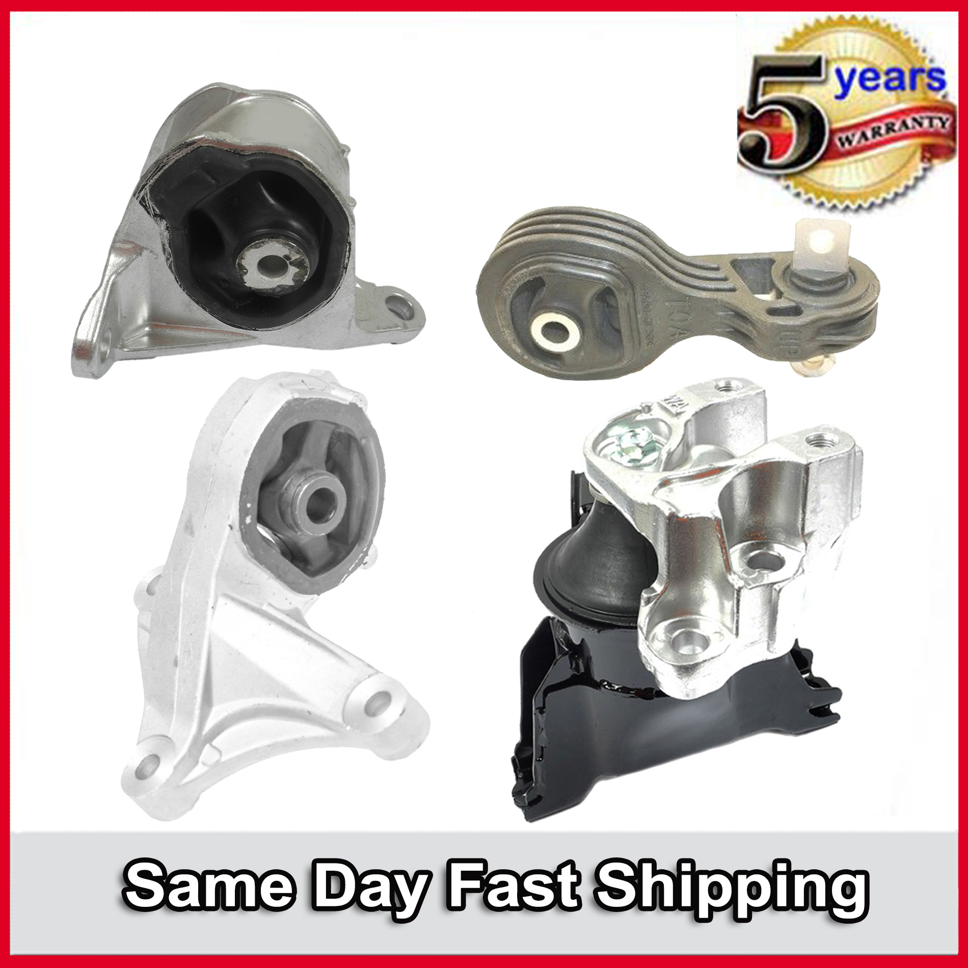 For 2012-2014 Honda CR-V 2.4L Auto Engine Motor /& Transmission Mount Set 4PCS