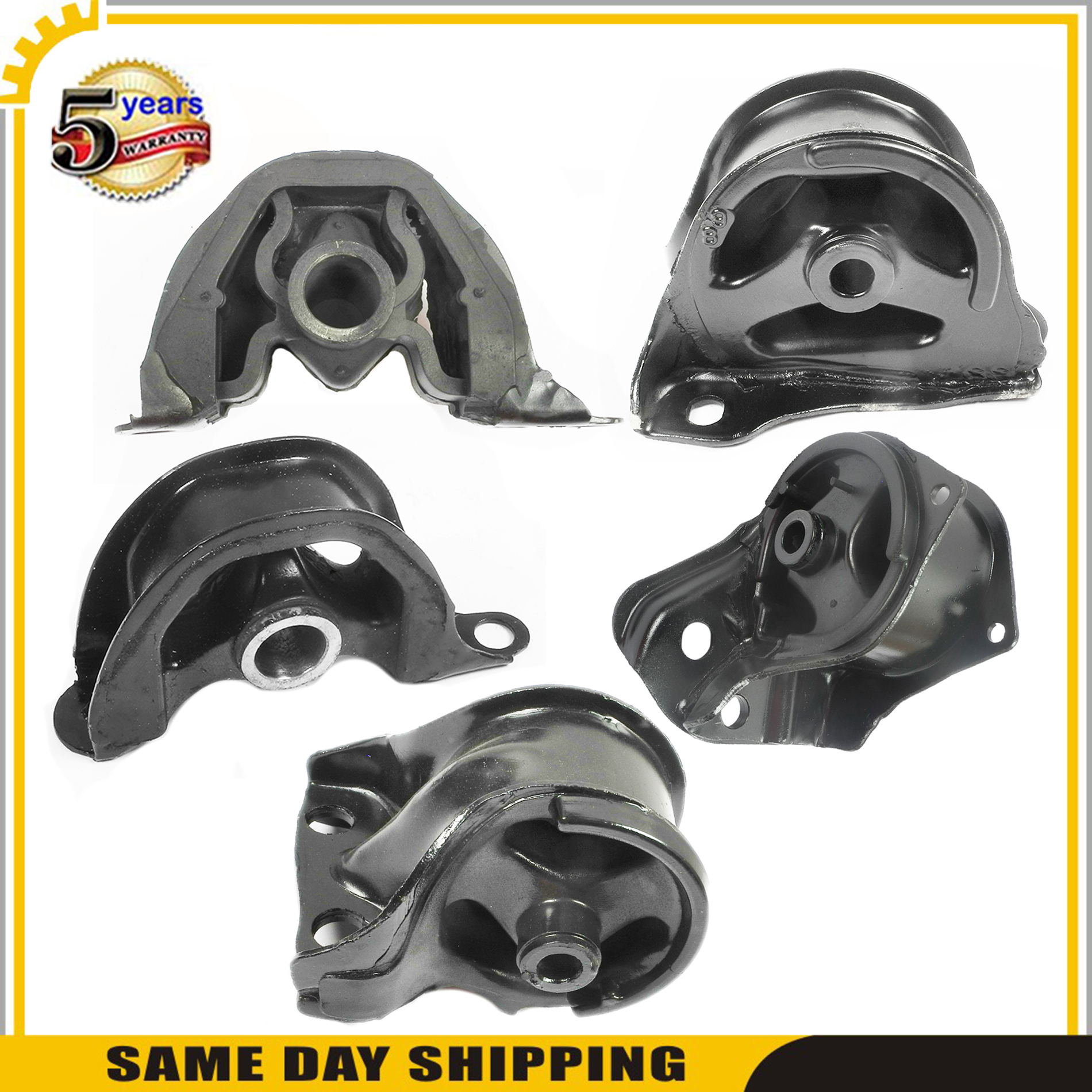 Manual Mounts Set A6520 A6502 A6533 A6506 A6524 for 92-95 Honda Civic 1.5L//1.6L