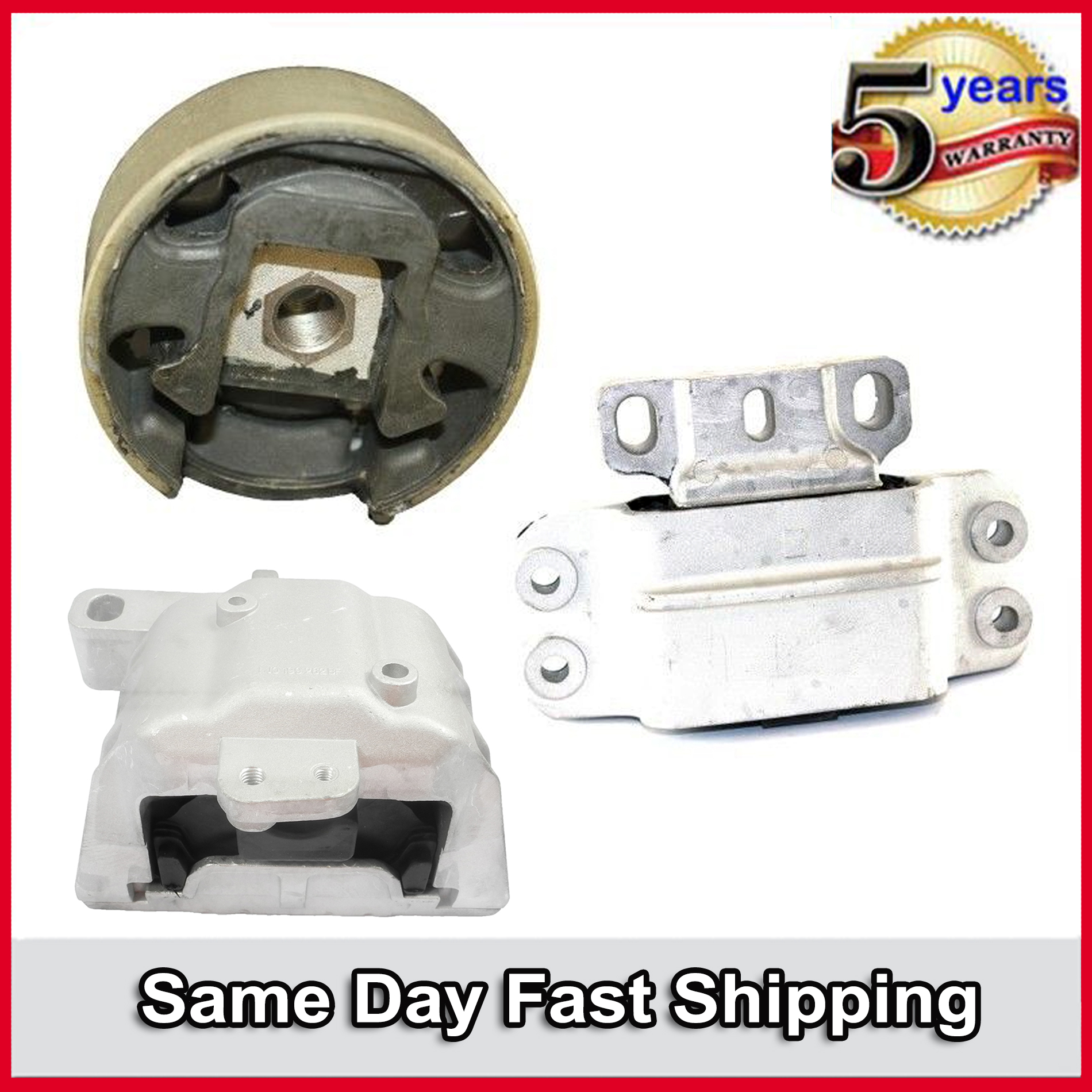 【mumu tam】 For Volkswagen VW Jetta 1.9L 6929 6969 6959 2005 3PCS Engine