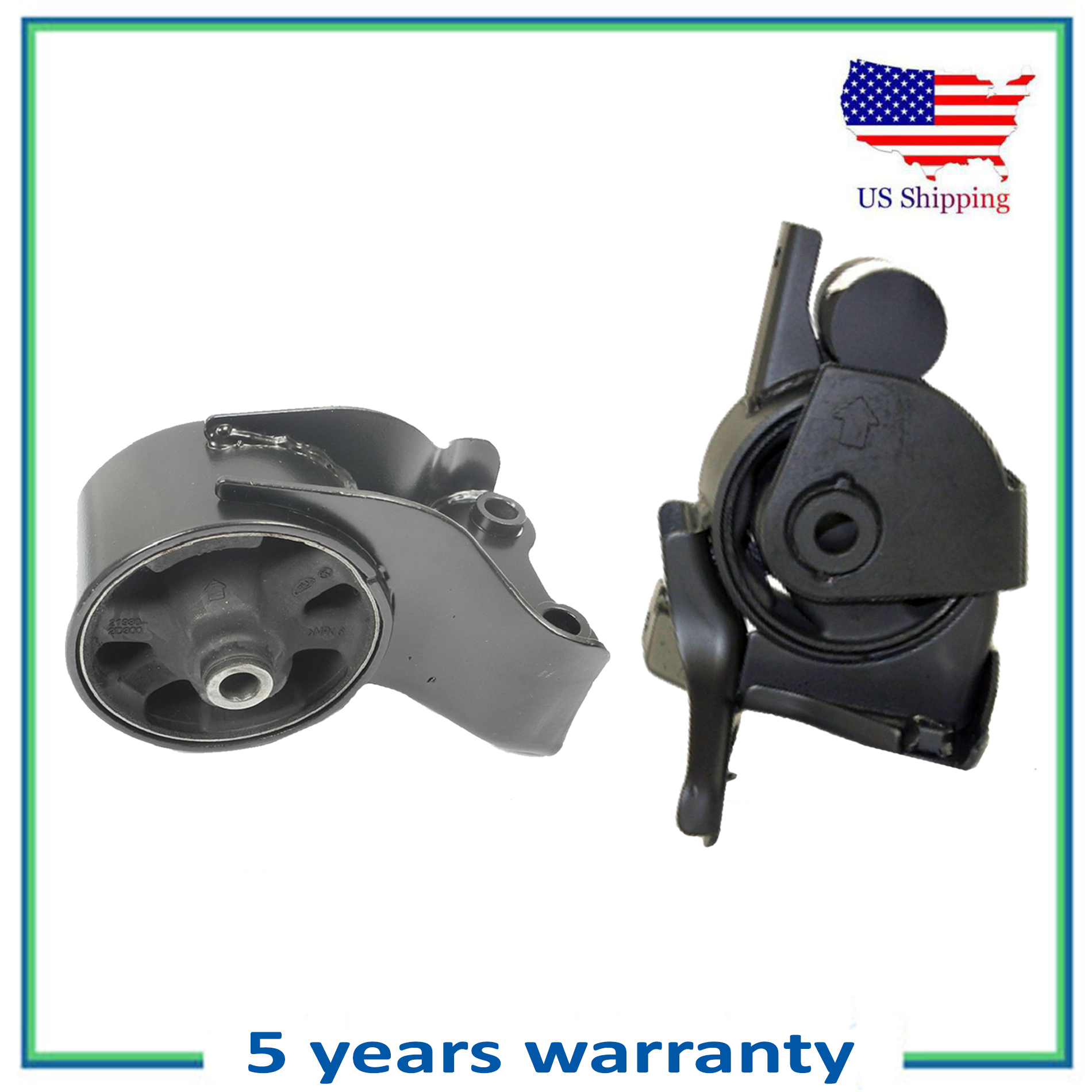 03-08 Hyundai Tiburon 2.7L Engine Motor Mount Set 2 PCS For Manual Trans. Fits