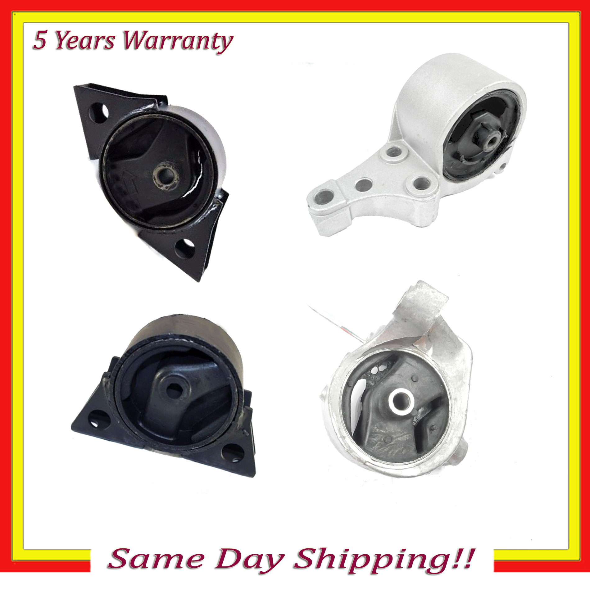 Engine Motor & Trans Mount For 2000-2001 Nissan Altima 2.4L 4300 6346