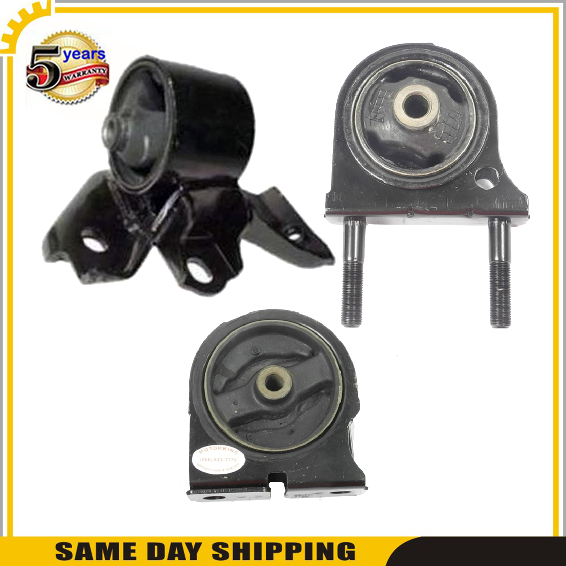 Engine Motor /& Trans Mount Set 4PCS 1996-1997 for Toyota RAV4 2.0L FWD for Auto