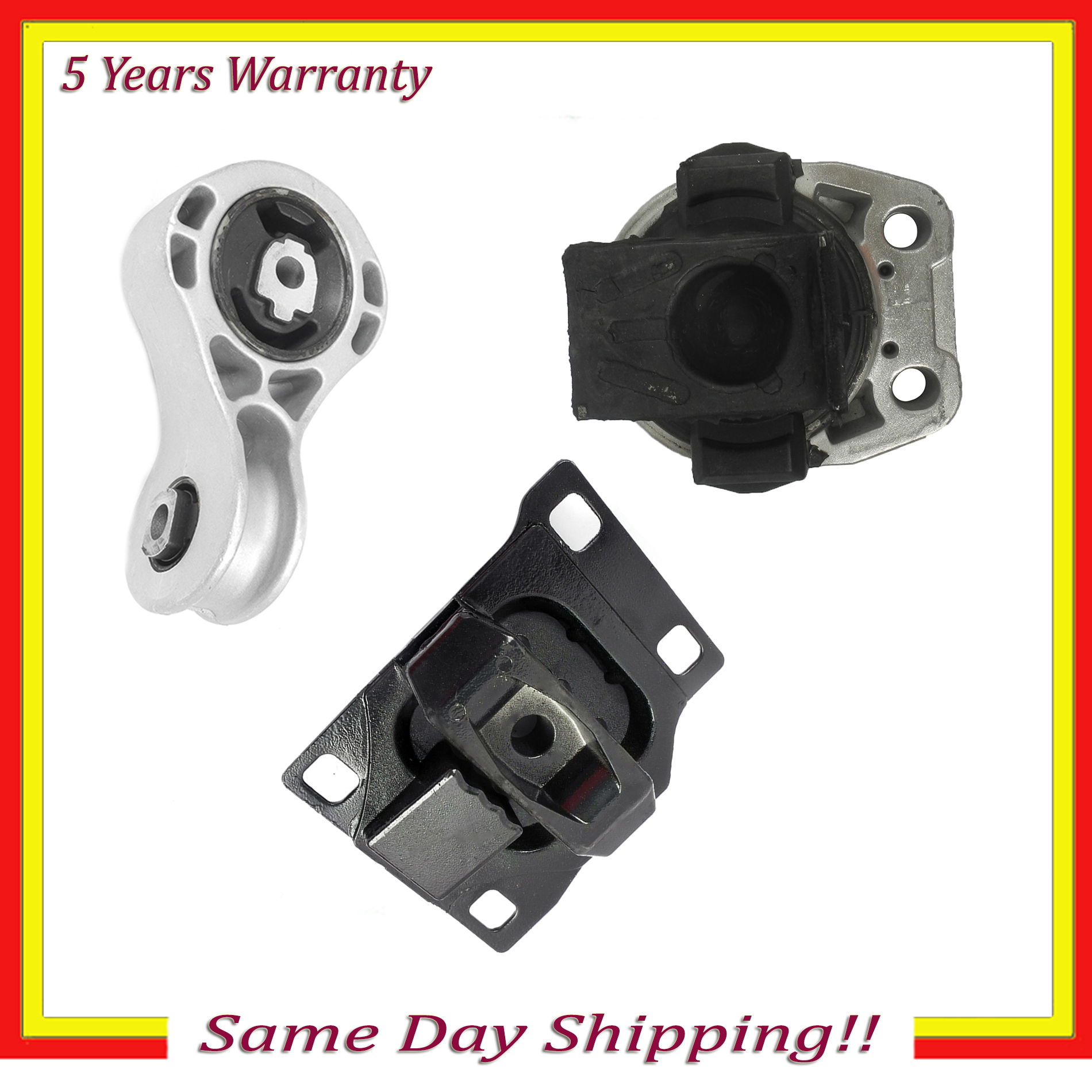 Engine Motor & Trans Mount Set for 2008-2011 Ford Focus 2.0L 2986 5312 5322 3PCS Engine Motor & Trans Mount Set for 2008-2011 Ford Focus 2.0L 2986 5312 5322 3PCS
