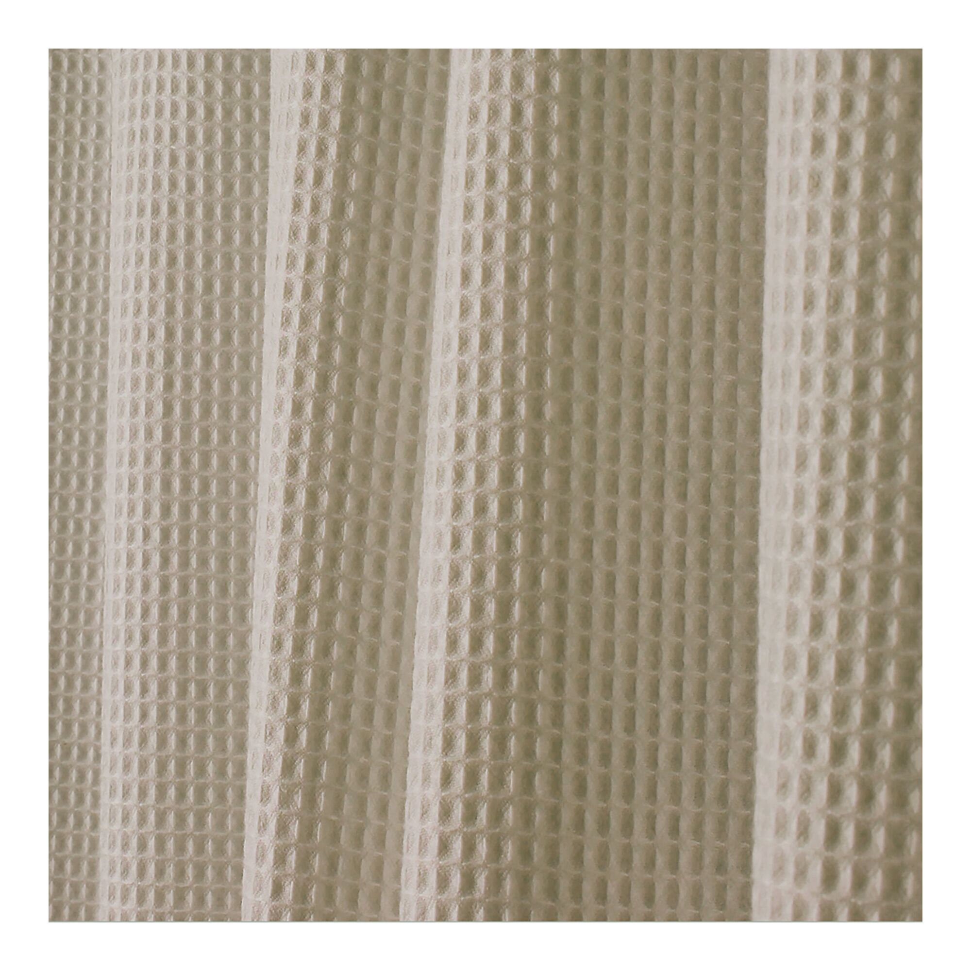 Mdesign Extra Long Waffle Weave Fabric Shower Curtain 72 X 96