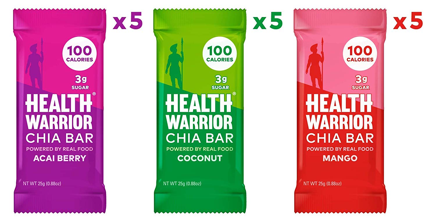 Health Warrior Chia Bars Tropical Variety Pack 15 Bars Ebay
