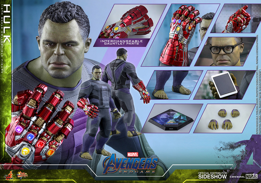 Avengers Endgame 15 Inch Action Figure 1/6 Scale Series - Hulk Hot 