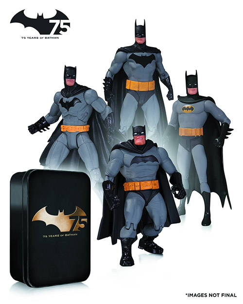 batman 75 years action figure set