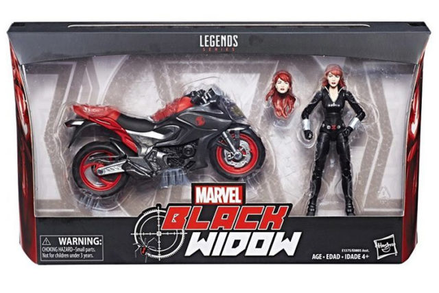 Marvel Legends 6/" Inch Deluxe Motorcycle Rider Black Widow Loose Complete