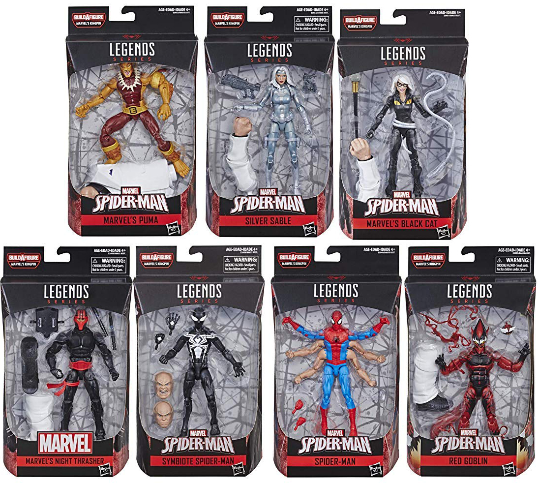 IN STOCK NEW 2018 Marvel Legends Kingpin BAF Build-A-Figure COMPLETE SET