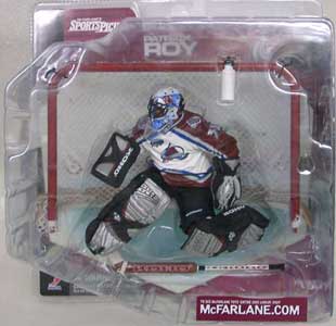 McFarlane NHL Action Figures Series 1: Patrick Roy White Avalanche