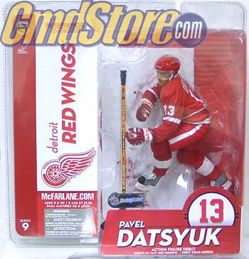 McFarlane NHL s Series 9 Pavel Datsyuk Red Jersey Variant | eBay