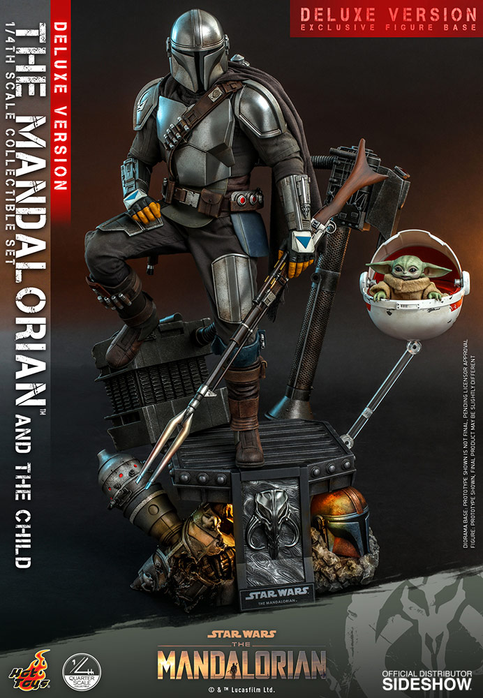 Star Wars Figure 1/4 Scale - The Mandalorian & The Child Deluxe