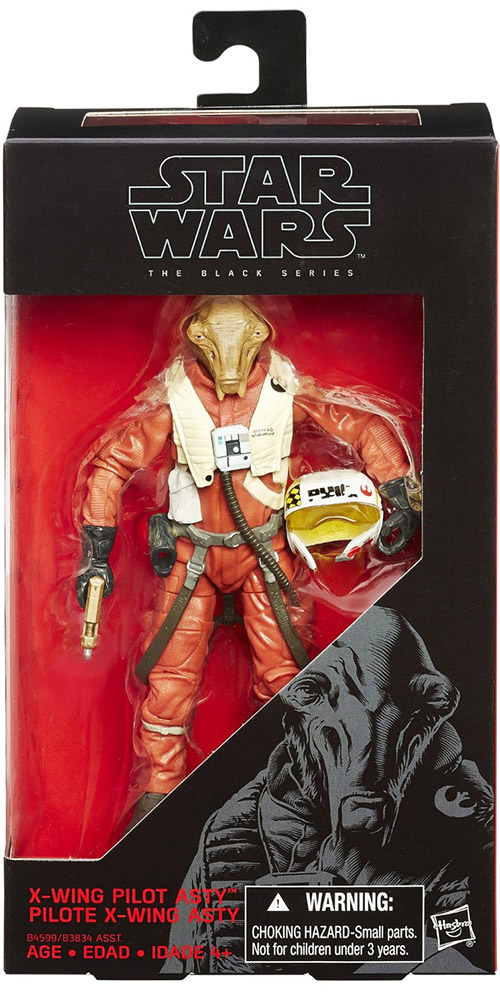 STAR WARS BLACK SERIES X-WING PILOT ASTY ACTION FIGURE