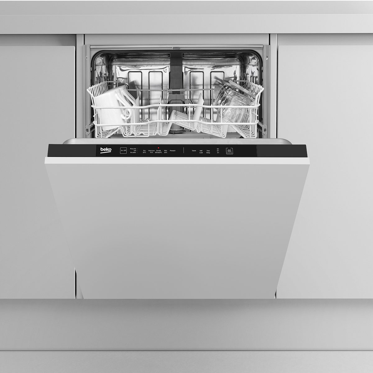 Beko Integrated Dishwasher 600mm Full Size Touch Control DIN15Q10