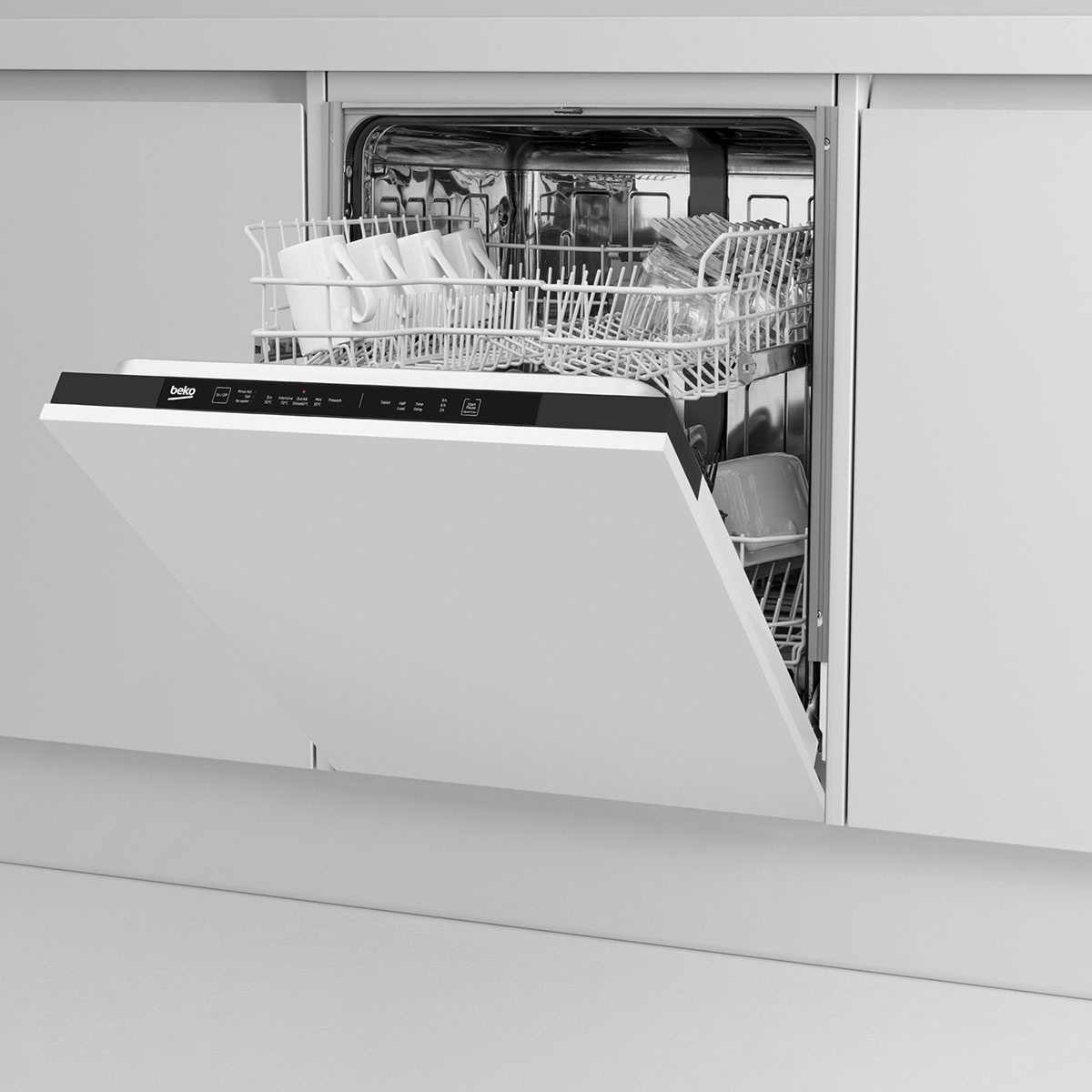 Beko Integrated Dishwasher 600mm Full Size Touch Control DIN15Q10 5023790046411 eBay