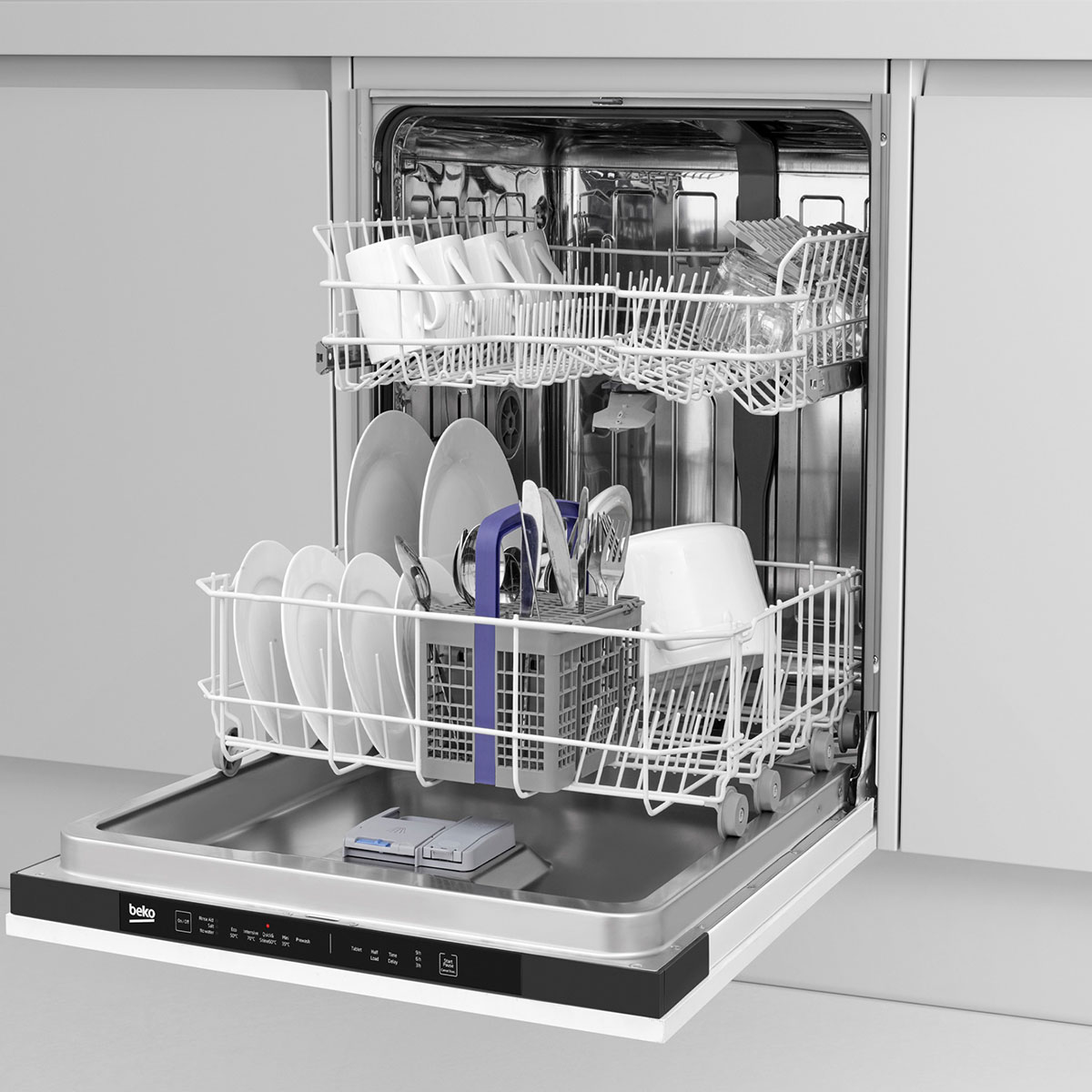 Beko Integrated Dishwasher 600mm Full Size Touch Control DIN15Q10
