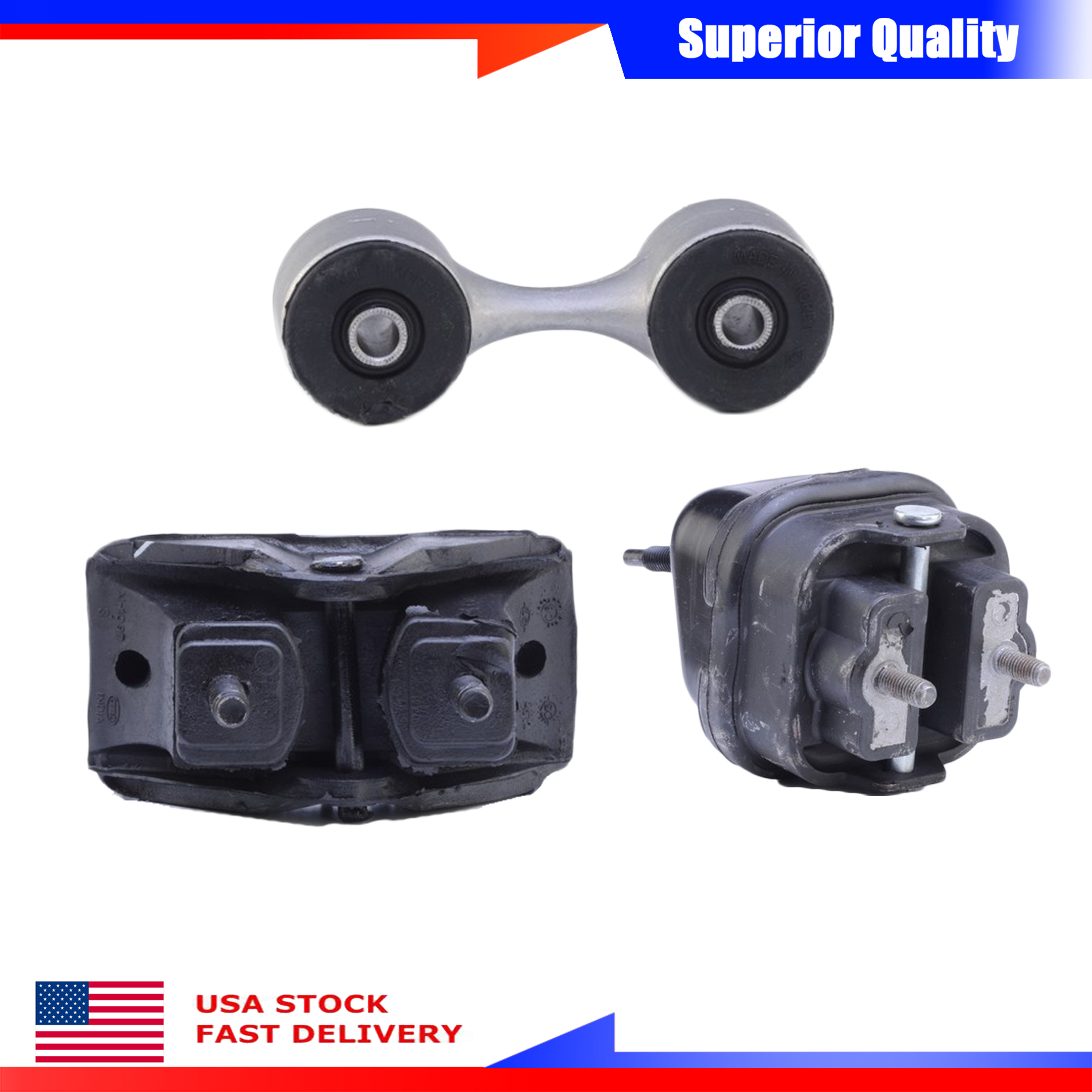 Anchor New Set of 2PCs Engine Motor Mount For Cadillac DeVille Eldorado