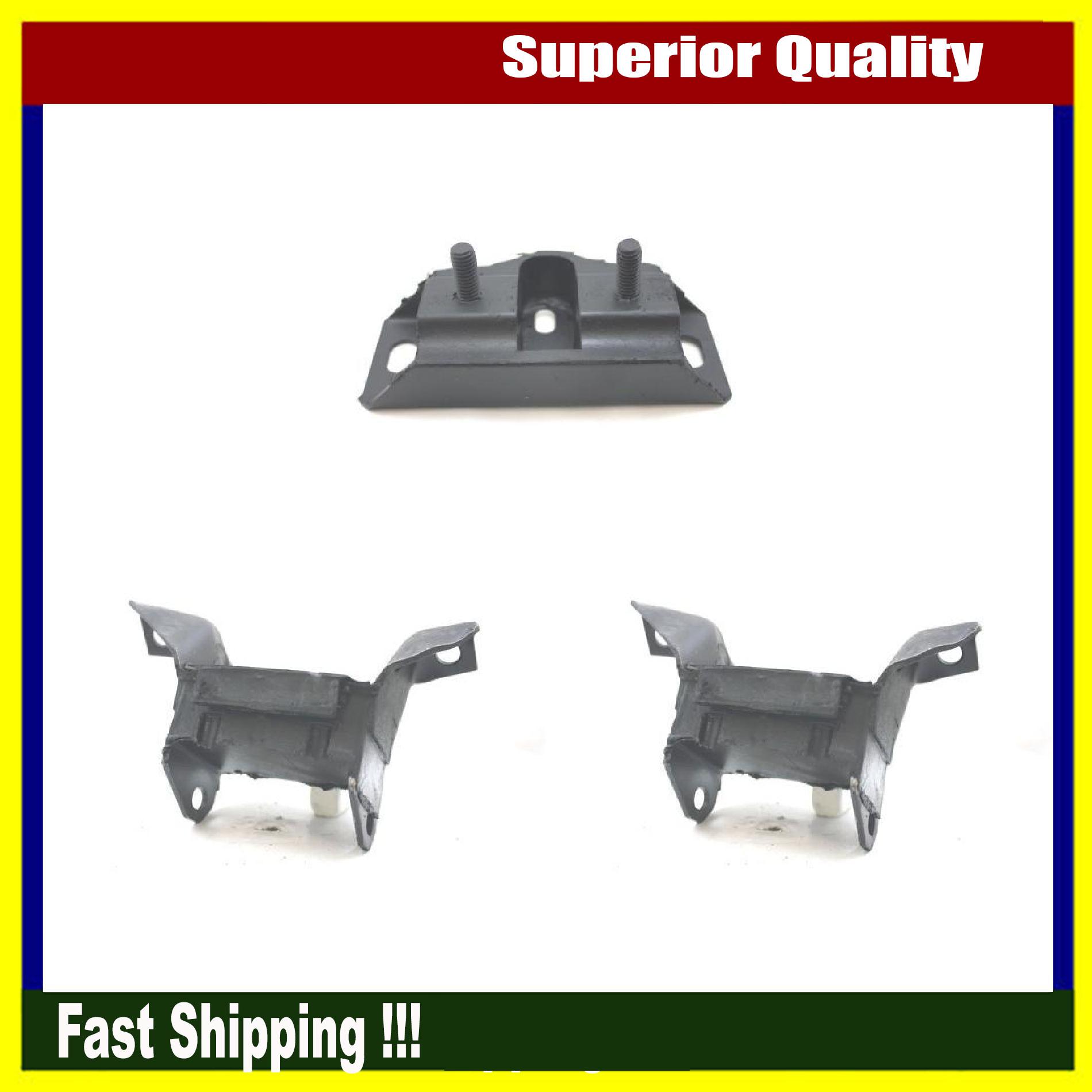 3Pcs Brand New Anchor Engine Mount Set For 1965 Ford Mustang Shelby GT-350