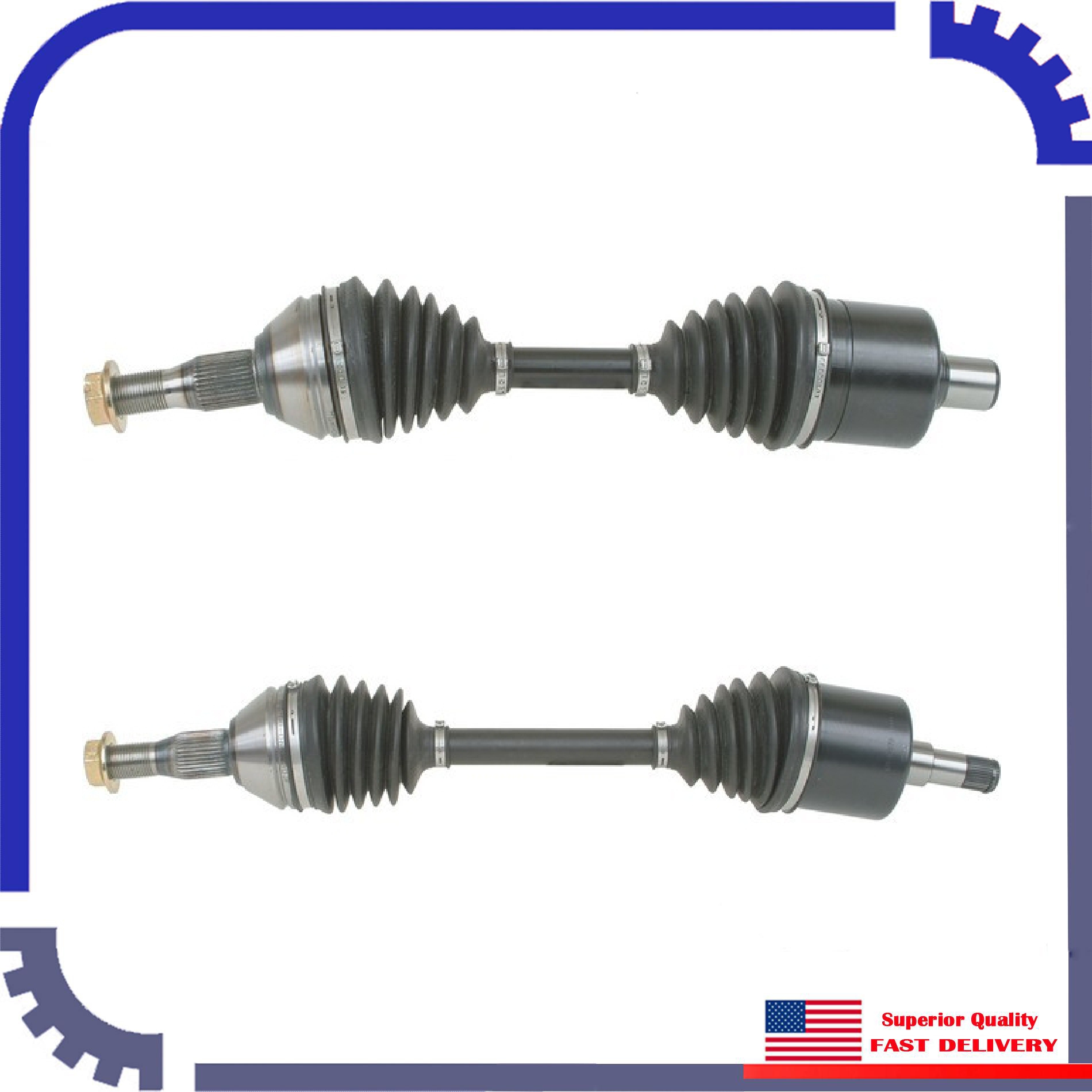 2Pcs Brand New CV Axle Shaft Front Left & Right For 0608 Buick Lucerne