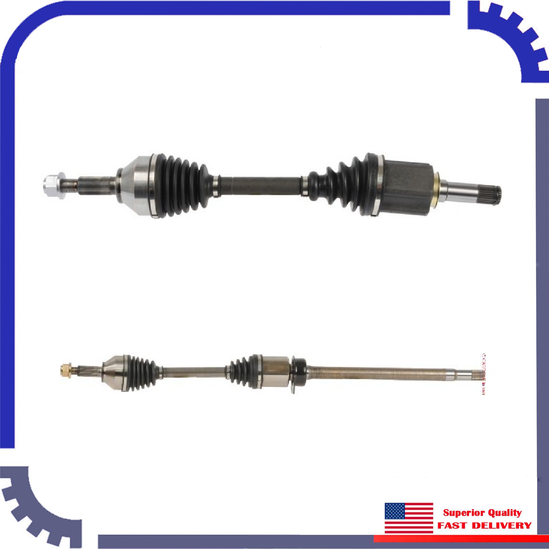 2Pcs Brand New CV Axle Shaft Front Left & Right For 20142016 Ford