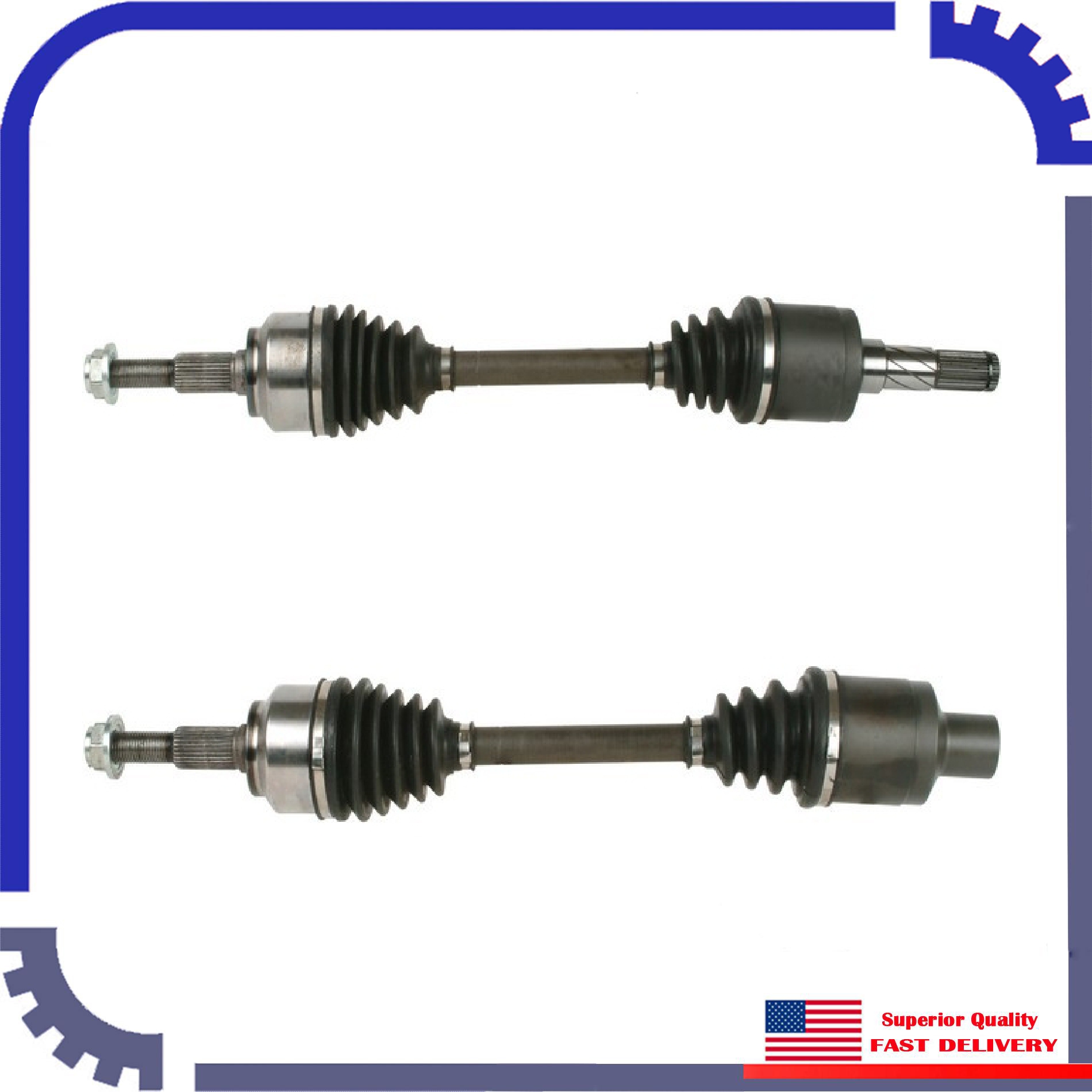 2Pcs New CV Axle Shaft Front Left & Right For 20062010 Jeep Grand