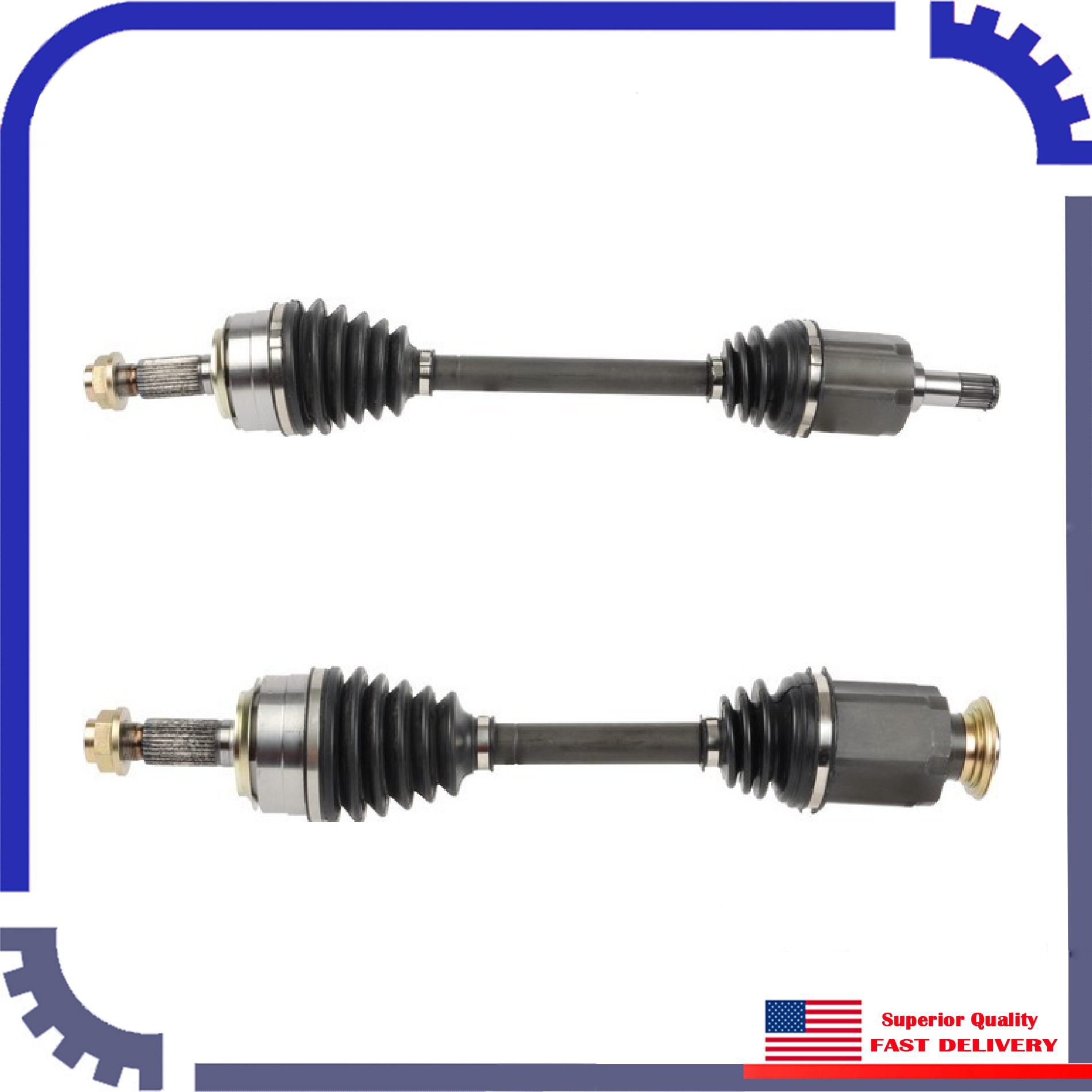 2Pcs Brand New CV Axle Shaft Front Left & Right For 20122014 Honda CR