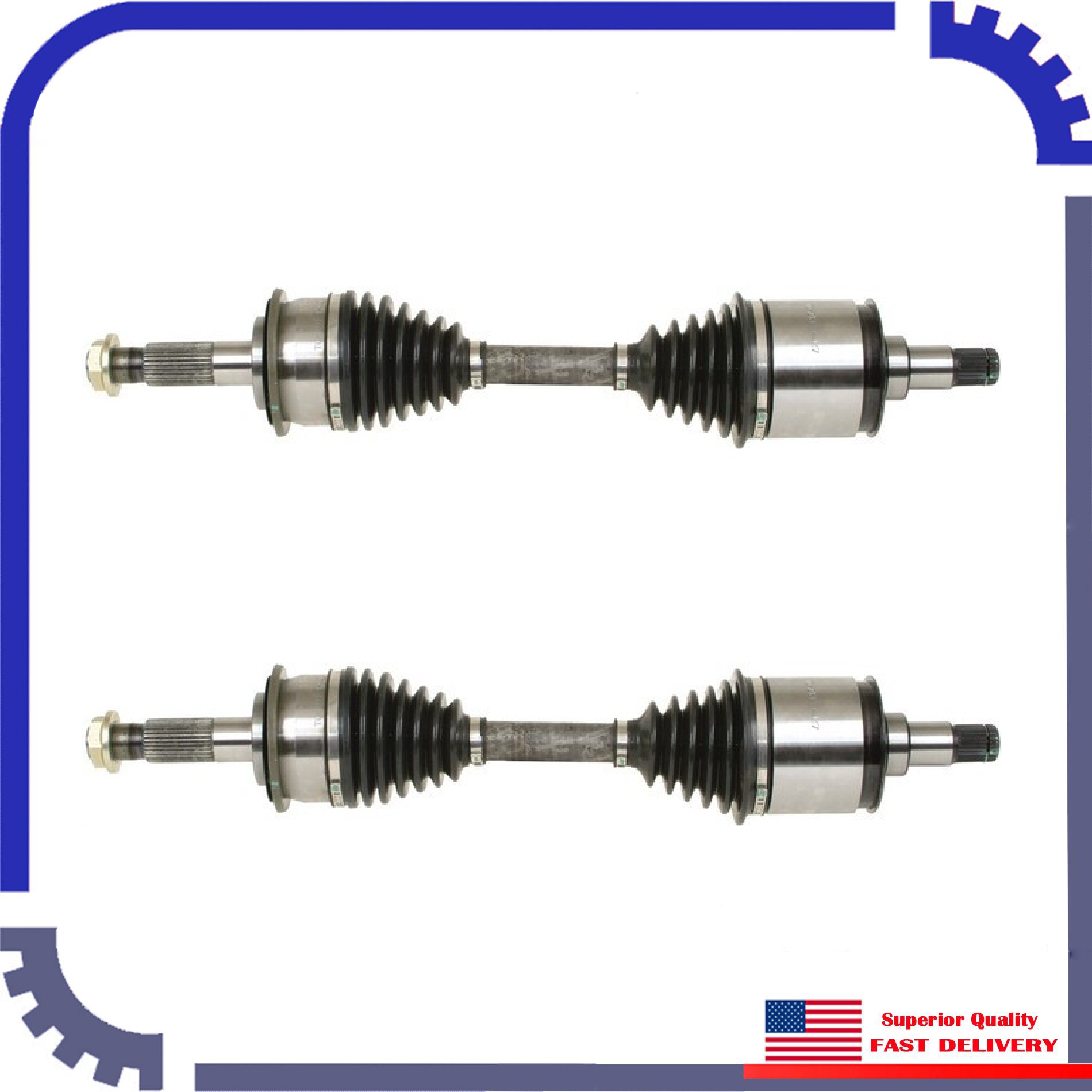 2Pcs Brand New CV Axle Shaft Front Left & Right For 19952003 Toyota